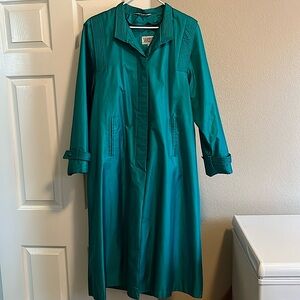 Windsor Bay vintage 80s trench/raincoat - zip lining & belt - Sz 10 women’s